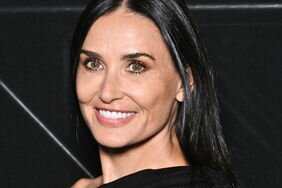 Demi Moore attends the Saint Laurent Womenswear Spring/Summer 2024 show