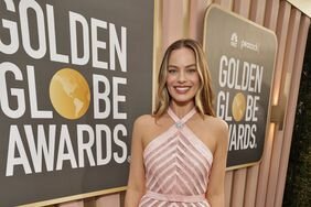 Margot Robbie 2023 Golden Globes Pink Chanel Custom Gown