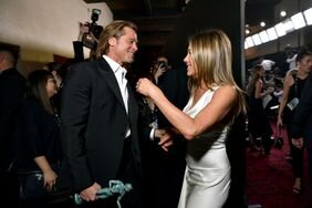 Jennifer Aniston and Brad Pitt